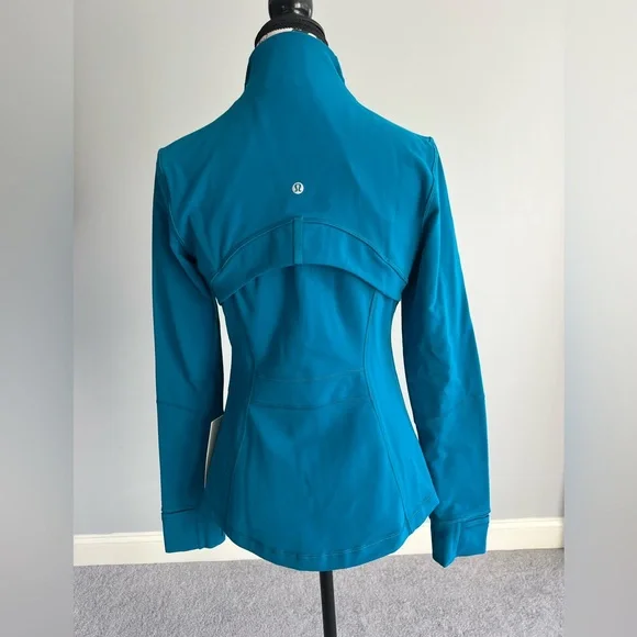 Lululemon NWT define jacket, * Luon size 8 Cypress Blue - Picture 2 of 6